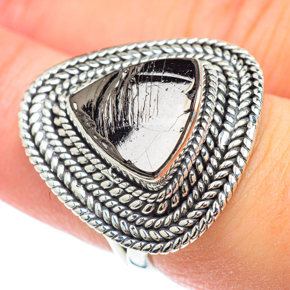 Shungite Rings handcrafted by Ana Silver Co - RING57049