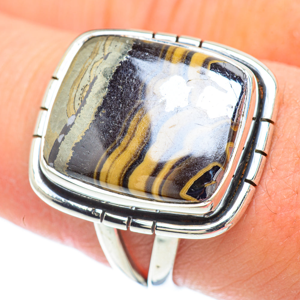 Schalenblende Rings handcrafted by Ana Silver Co - RING57093