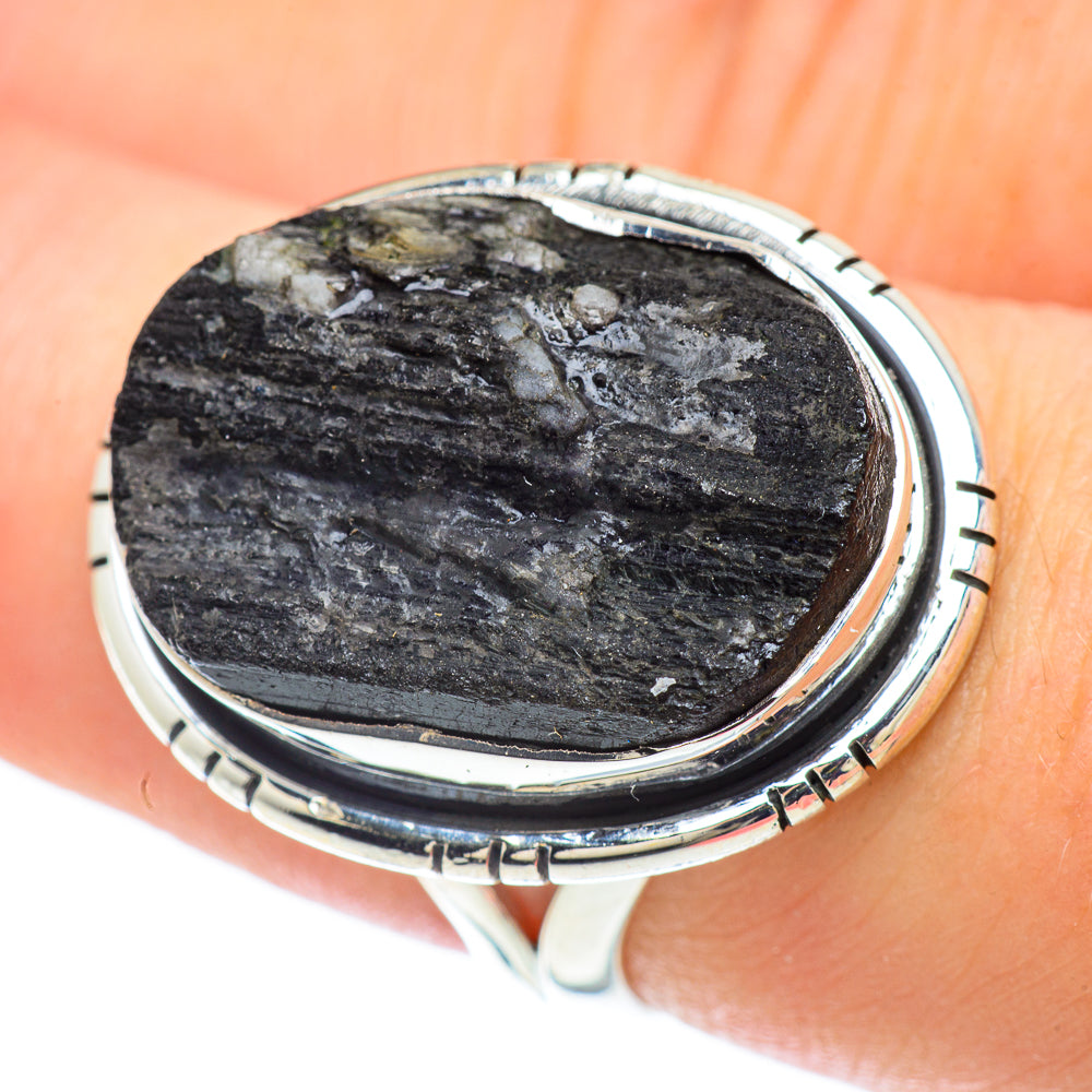 Tektite Rings handcrafted by Ana Silver Co - RING57105