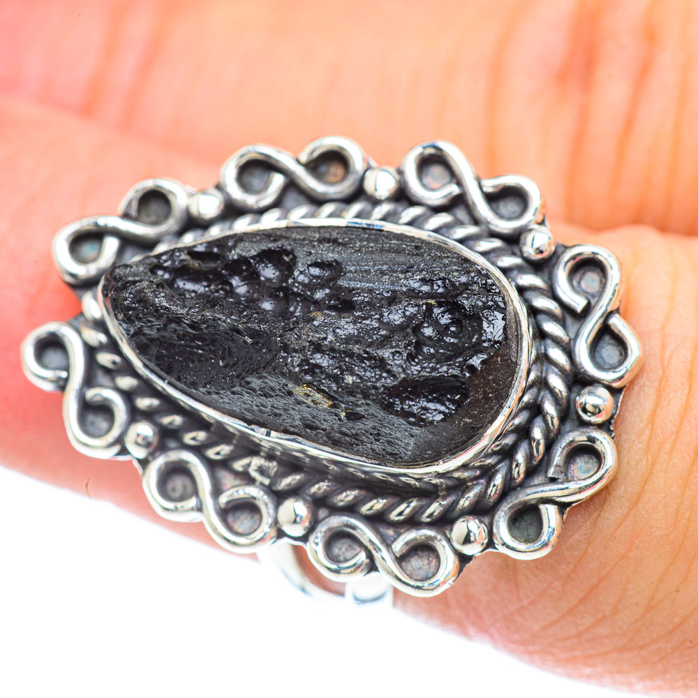 Tektite Rings handcrafted by Ana Silver Co - RING57152