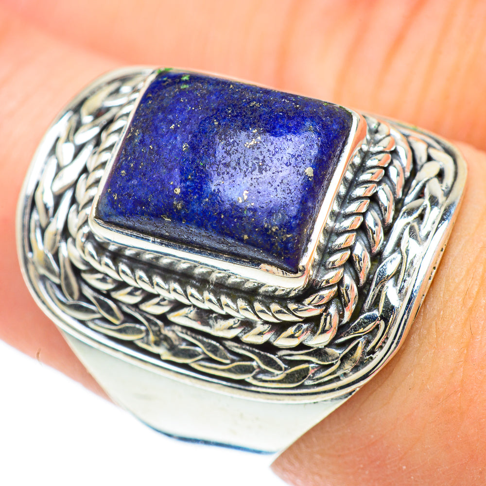 Lapis Lazuli Rings handcrafted by Ana Silver Co - RING57159