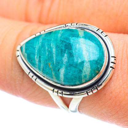 Amazonite Rings handcrafted by Ana Silver Co - RING57163