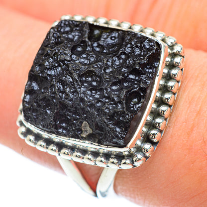 Tektite Rings handcrafted by Ana Silver Co - RING57177