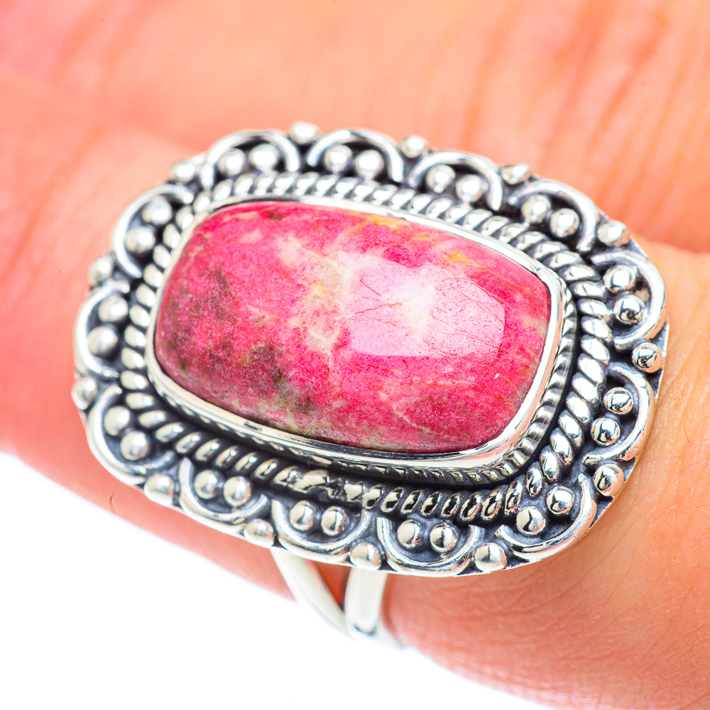 Thulite Rings handcrafted by Ana Silver Co - RING57196