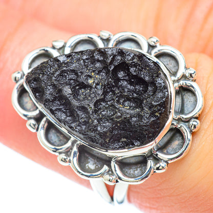 Tektite Rings handcrafted by Ana Silver Co - RING57198