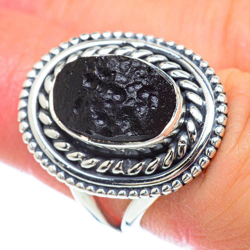 Tektite Rings handcrafted by Ana Silver Co - RING57199