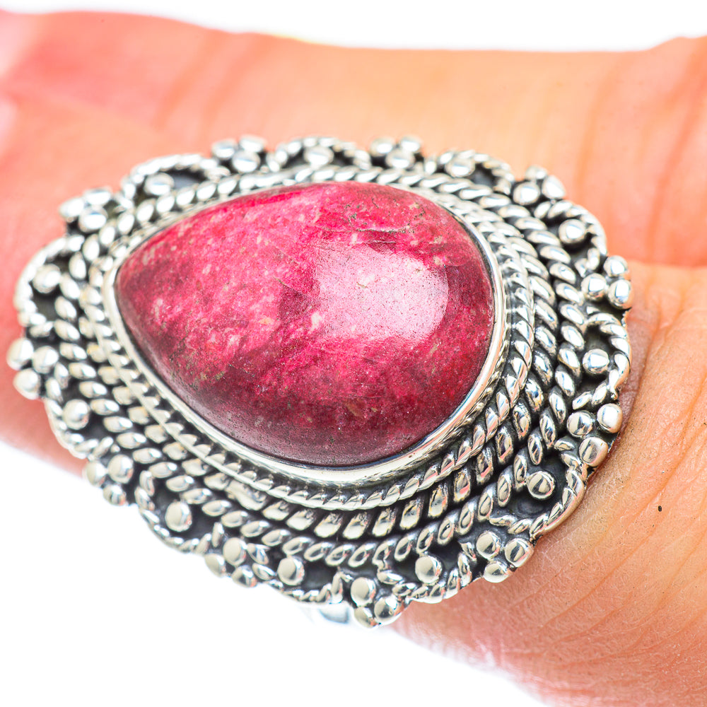 Thulite Rings handcrafted by Ana Silver Co - RING57256