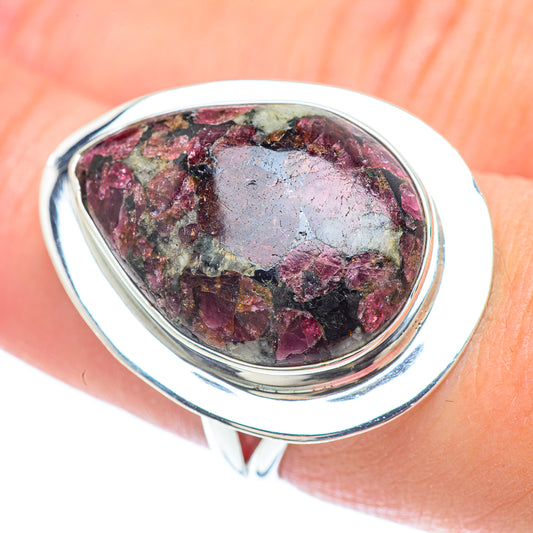 Russian Eudialyte Rings handcrafted by Ana Silver Co - RING57261