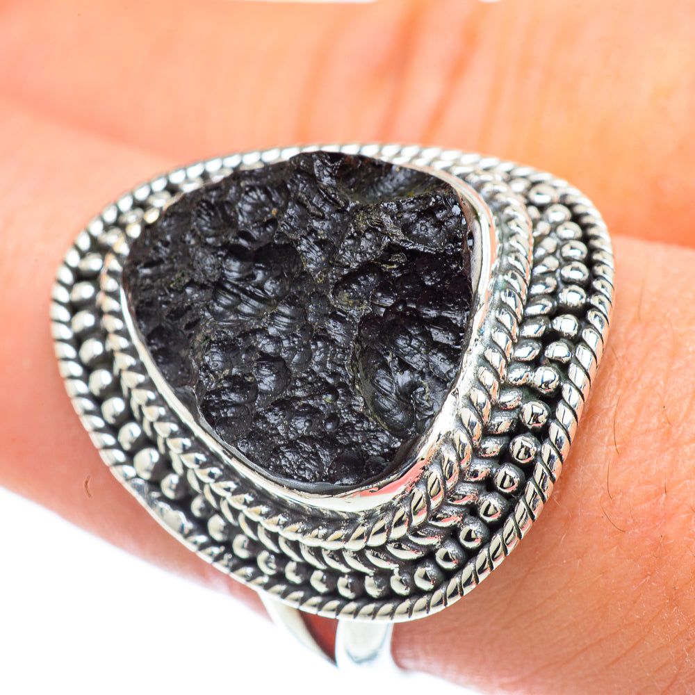 Tektite Rings handcrafted by Ana Silver Co - RING57269