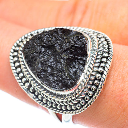 Tektite Rings handcrafted by Ana Silver Co - RING57269