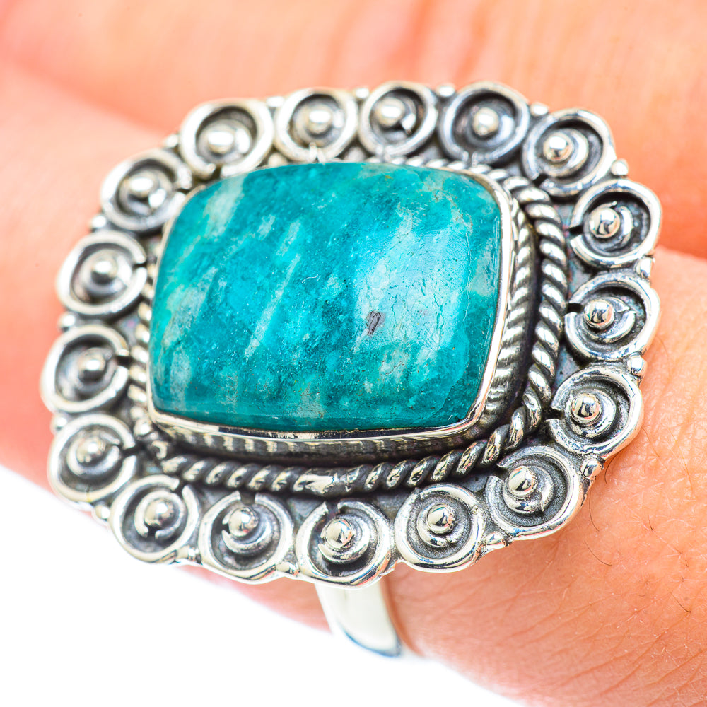 Seraphinite Rings handcrafted by Ana Silver Co - RING57282
