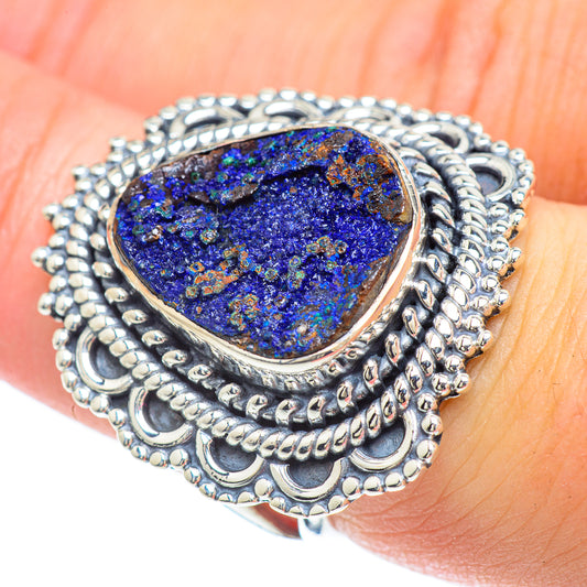 Azurite Rings handcrafted by Ana Silver Co - RING57304