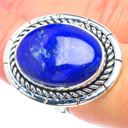 Lapis Lazuli Rings handcrafted by Ana Silver Co - RING57308