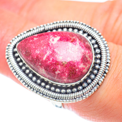 Thulite Rings handcrafted by Ana Silver Co - RING57323