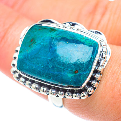 Chrysocolla Rings handcrafted by Ana Silver Co - RING57333