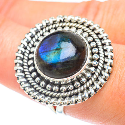 Labradorite Rings handcrafted by Ana Silver Co - RING57334