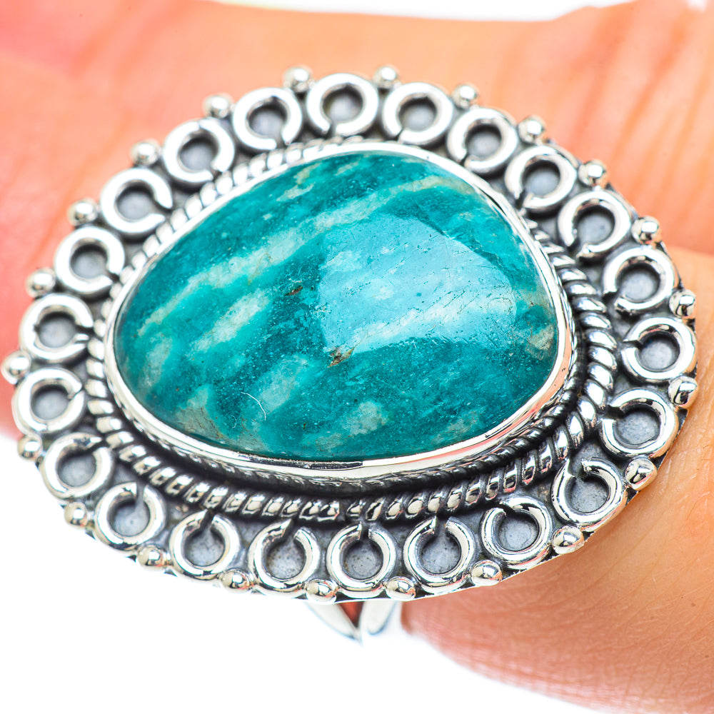 Amazonite Rings handcrafted by Ana Silver Co - RING57344