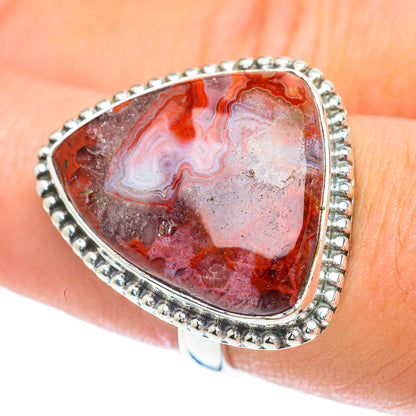 Red Jasper Rings handcrafted by Ana Silver Co - RING57351