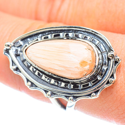 Scolecite Rings handcrafted by Ana Silver Co - RING57356