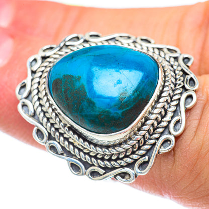 Chrysocolla Rings handcrafted by Ana Silver Co - RING57369