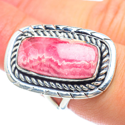 Rhodochrosite Rings handcrafted by Ana Silver Co - RING57380