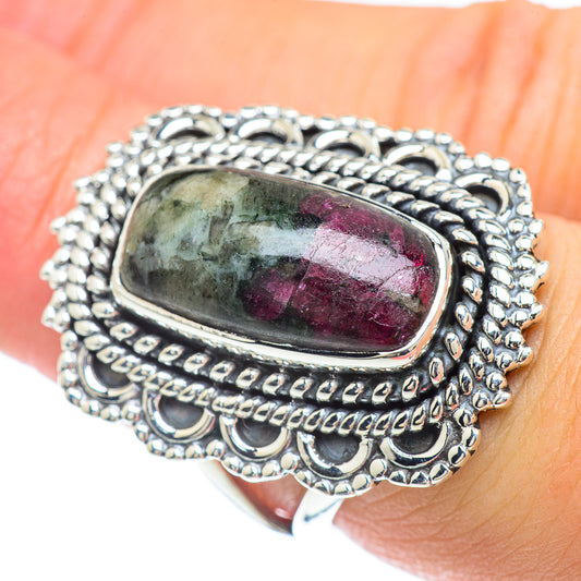 Russian Eudialyte Rings handcrafted by Ana Silver Co - RING57385