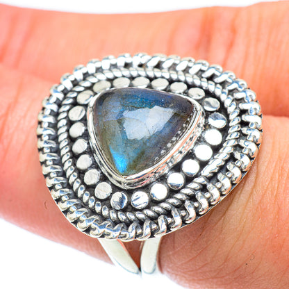 Labradorite Rings handcrafted by Ana Silver Co - RING57422