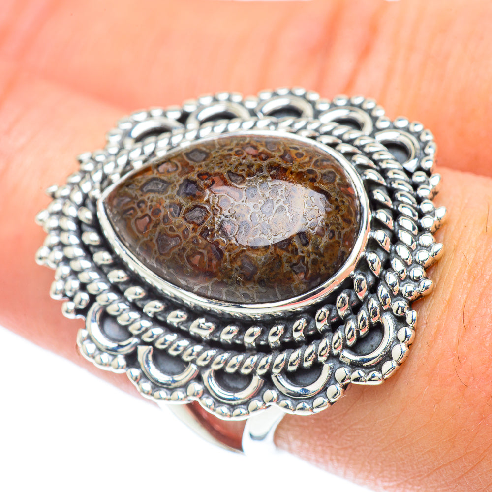 Dinosaur Bone Rings handcrafted by Ana Silver Co - RING57428