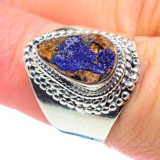 Azurite Rings handcrafted by Ana Silver Co - RING57431