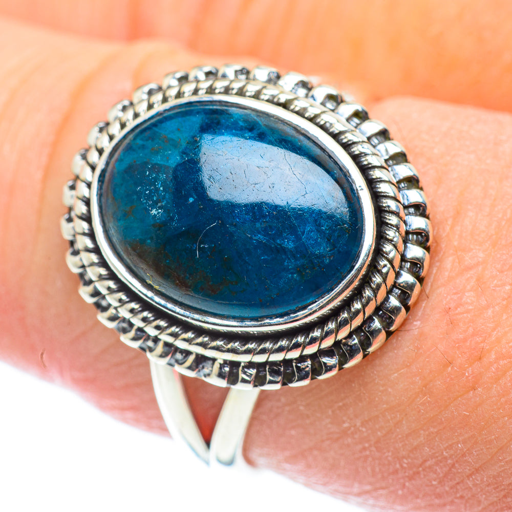 Chrysocolla In Quartz Rings handcrafted by Ana Silver Co - RING57433