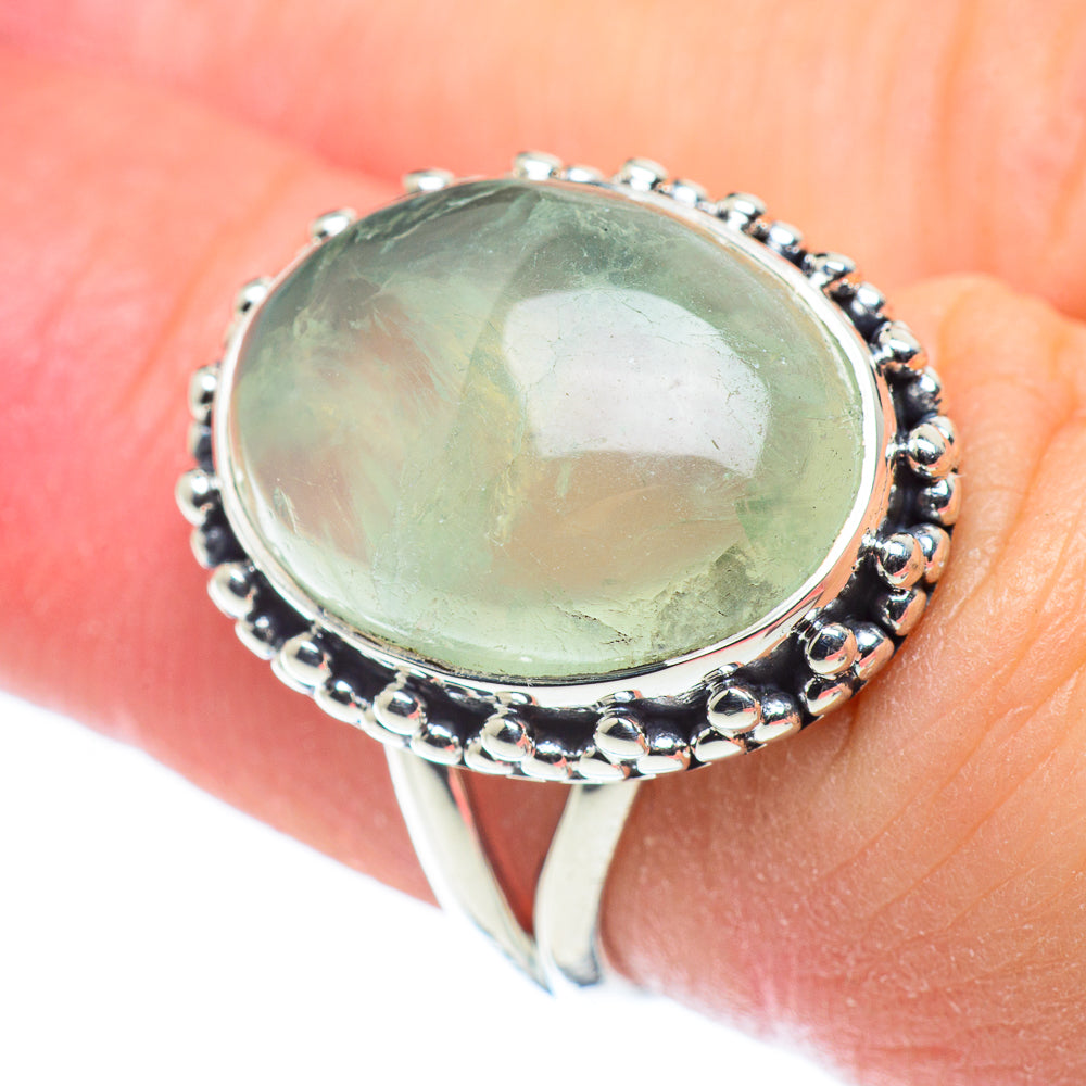 Prehnite Rings handcrafted by Ana Silver Co - RING57435