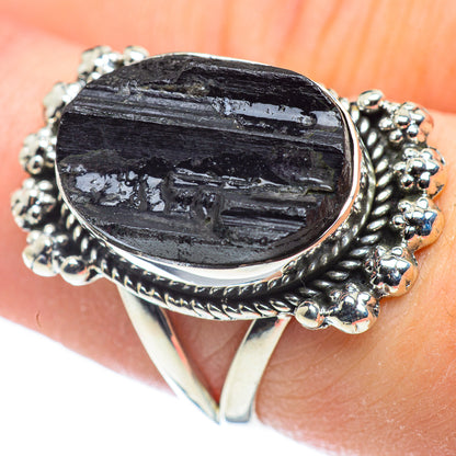 Tektite Rings handcrafted by Ana Silver Co - RING57448