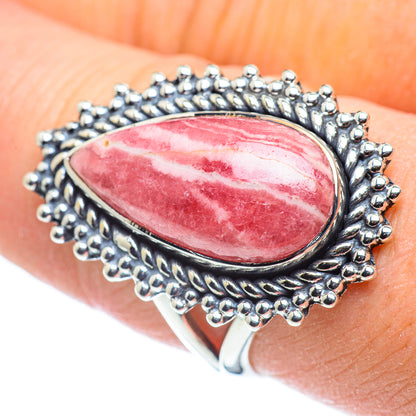 Rhodochrosite Rings handcrafted by Ana Silver Co - RING57466
