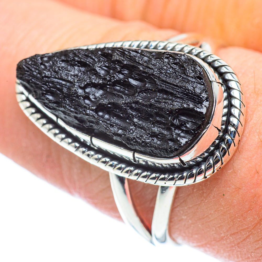 Tektite Rings handcrafted by Ana Silver Co - RING57518