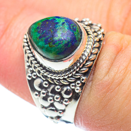 Azurite Rings handcrafted by Ana Silver Co - RING57521
