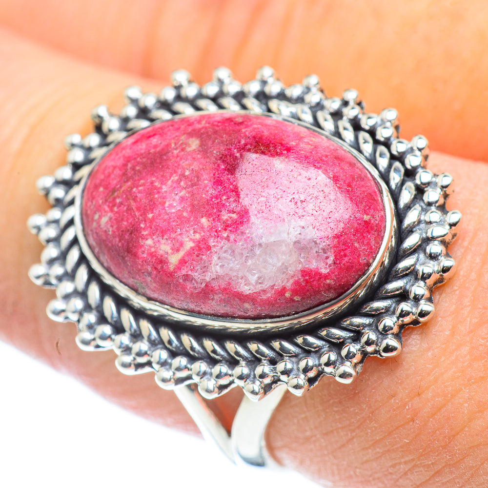 Thulite Rings handcrafted by Ana Silver Co - RING57574