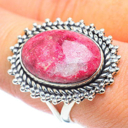Thulite Rings handcrafted by Ana Silver Co - RING57574