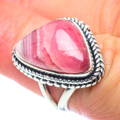 Rhodochrosite Rings handcrafted by Ana Silver Co - RING57587