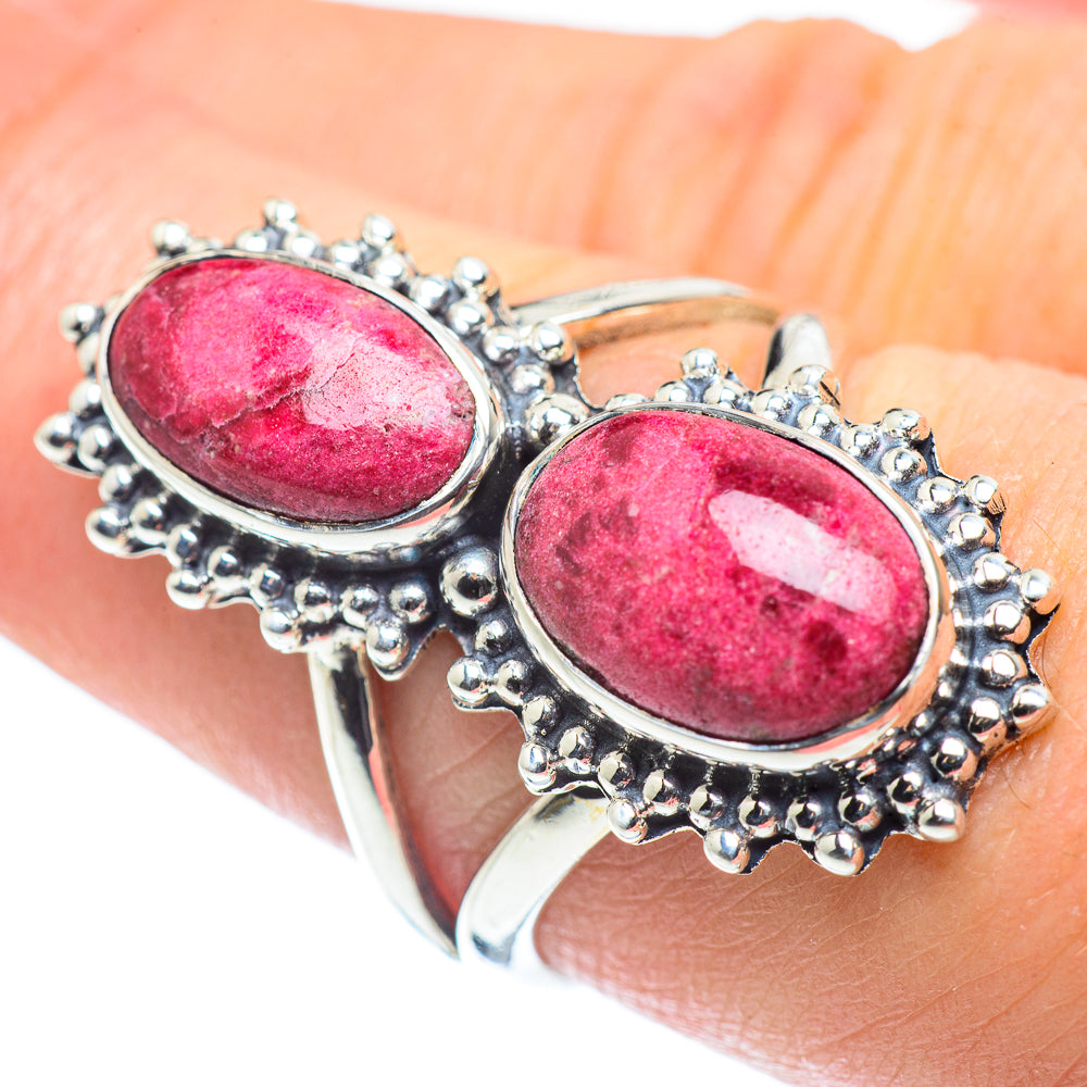 Thulite Rings handcrafted by Ana Silver Co - RING57600