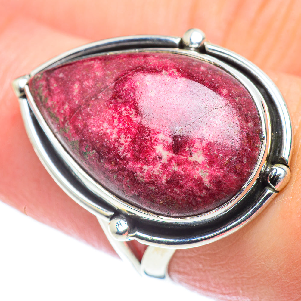 Thulite Rings handcrafted by Ana Silver Co - RING57616