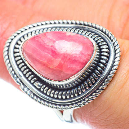 Rhodochrosite Rings handcrafted by Ana Silver Co - RING57630
