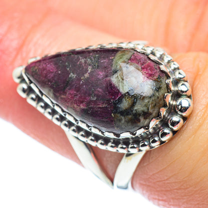 Russian Eudialyte Rings handcrafted by Ana Silver Co - RING57631
