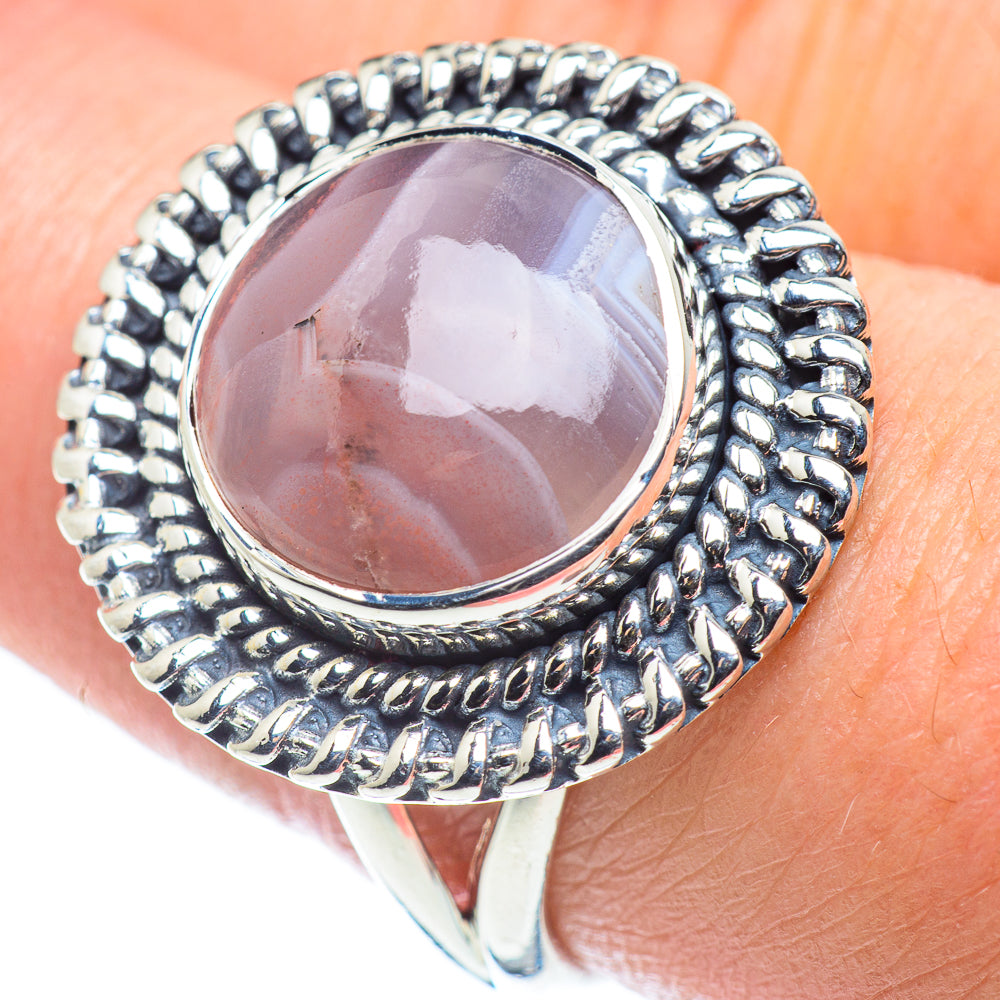 Botswana Agate Rings handcrafted by Ana Silver Co - RING57641