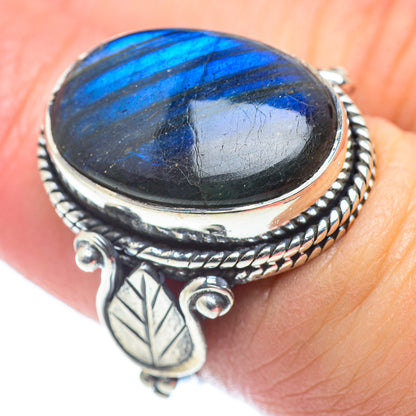 Labradorite Rings handcrafted by Ana Silver Co - RING57657