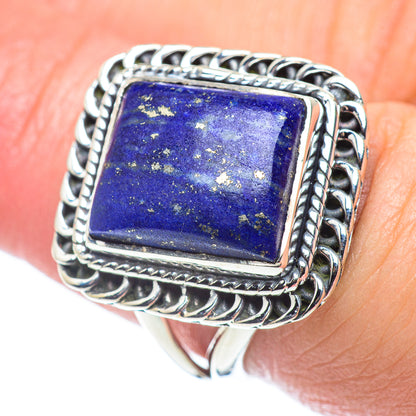 Lapis Lazuli Rings handcrafted by Ana Silver Co - RING57658