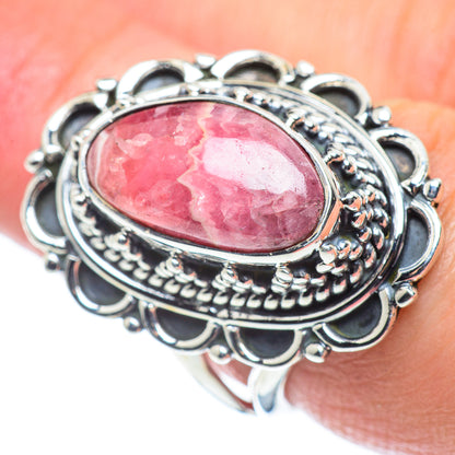 Rhodochrosite Rings handcrafted by Ana Silver Co - RING57662