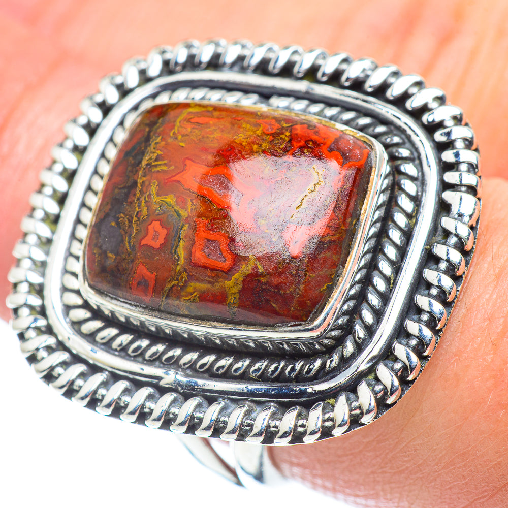 Red Jasper Rings handcrafted by Ana Silver Co - RING57696