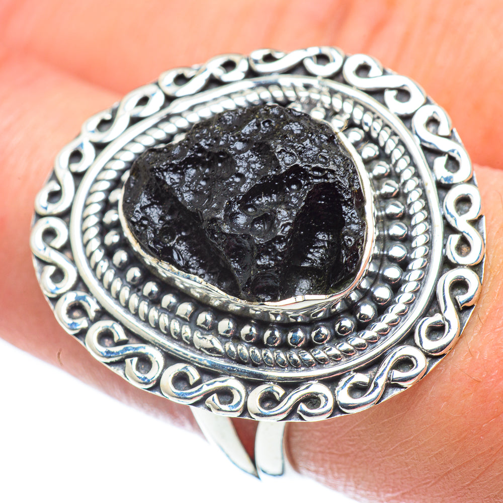 Tektite Rings handcrafted by Ana Silver Co - RING57703