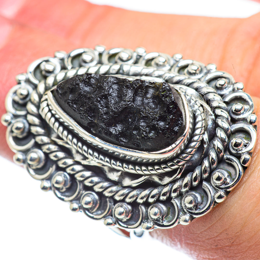 Tektite Rings handcrafted by Ana Silver Co - RING57704