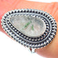 Green Tourmaline In Quartz Rings handcrafted by Ana Silver Co - RING57708